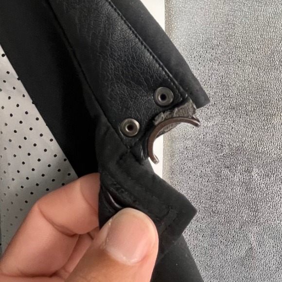 Cole Haan Mens Black Full Zip Rain Jacket Coat XL Lightweight Casual Outerwear - Picture 15 of 16